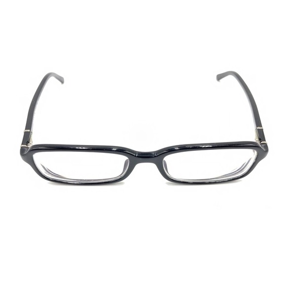 PRADA VPR11G 1AB-1O1 Black Rectangle Eyeglasses Frames 52-17 135 Italy Designer - Picture 2 of 12